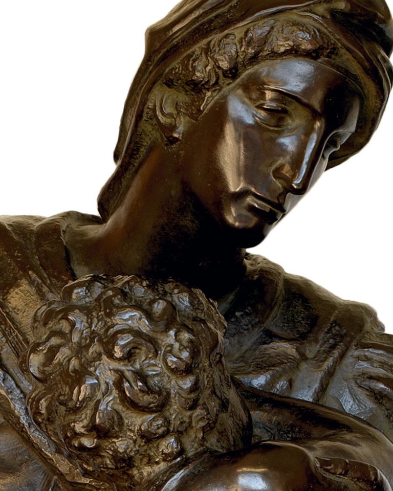 Scultura In Bronzo "Madonna Medici" Di Michelangelo - Galleria Bazzanti